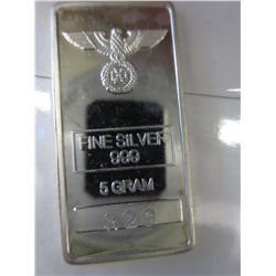 German eagle & crossbar .999 solid silver