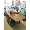 Image 1 : 1940's Belgian Oak Drop leaf Dining Set