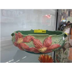 Vintage Roseville glazed ceramic bowl