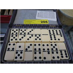 New set of Double-Six dominos in box