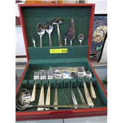 50 piece flatware set 1810 stainless