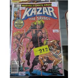 Collection of #1 first edition comic books