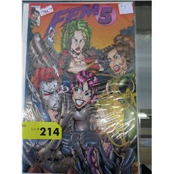 Fem 5 comic - #28 of 300, SIGNED BY Artist