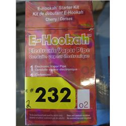 2 x E-Hookah Starter Kits - cherry