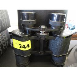 Binoculars with Strauss lenses, with case