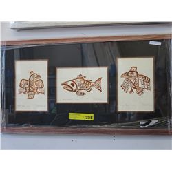Haida Eagle, Salmon, Raven" Bill Reid