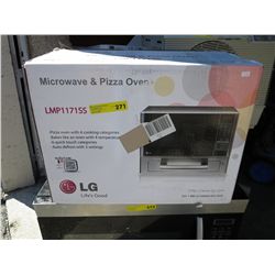 LG microwave & pizza oven, in box