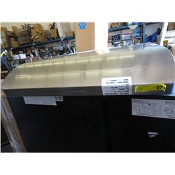 Stainless steel over range hood fan, in box