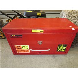 Large red Beach tool chest 29" x 12" x 14"