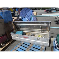 Delta diamond cut metal box and contents
