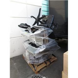 Skid of chairs.