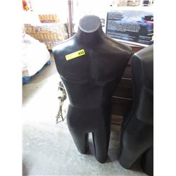 Male standing mannequin - black
