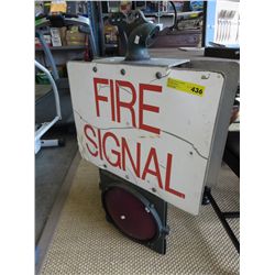 Fire signal stop light