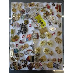 Collector pins, assorted