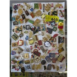 Collector pins, assorted