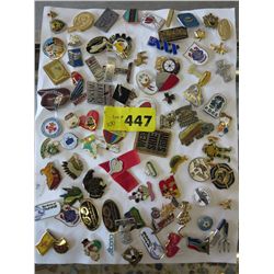Collector pins, assorted