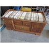 Image 1 : "Huppe" cedar lined storage bench