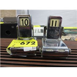 Vintage Date/Month Desk Calculators