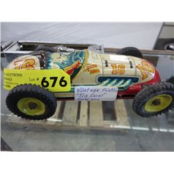 Vintage friction "tin racer"