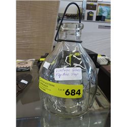 Vintage glass fly/bee trap