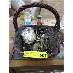 Antique/vintage silver plate & silver items