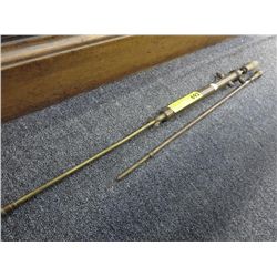 Vintage brass pump & stick
