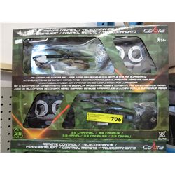 R/C duelling helicopters