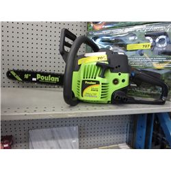 New Poulan Model 3416 gas chain saw