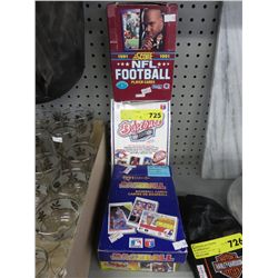 4 boxes of sports trading cards 1991