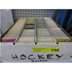 2000 count box of hockey cards, 1980's