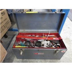 Metal tool box  & contents