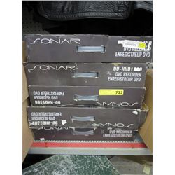 5 DVD recorders. In box