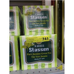 11 boxes of jasmine green tea