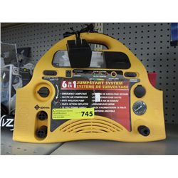 Emergency jump start  & inflator system