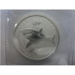 2014 Limited Perth Mint Great White Shark coin.