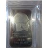 Image 1 : .999 Solid silver "Skull" art bar.