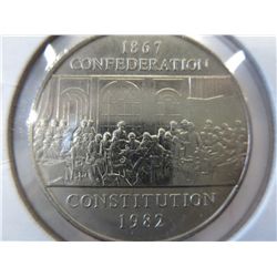 4 x Canada one dollar Confederation coins