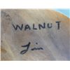 Image 2 : Hand crafted Walnut Bird, Signed Lin