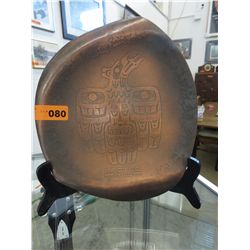 Hand hammered Copper Plaque