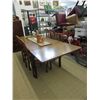 Image 1 : 1940's Belgian Oak drop leaf Dining Set