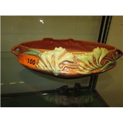 Vintage 1930's Roseville glazed ceramic dish