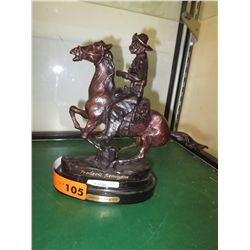 "Trooper of the Plains" bronze statue by Remington