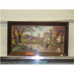 Print of a country scene