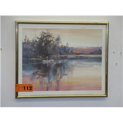 Framed Brent Heighton print "Rising"