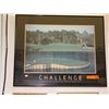 Image 1 : Framed motivational gold print "Challenge"