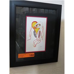 "Eagle Heart" by Richard Shorty - framed print