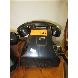 Vintage Bakelite cased reception phone