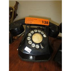 Vintage Bakelite rotary phone