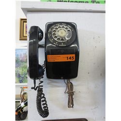Vintage rotary dial wall phone