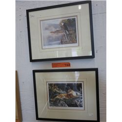 2 framed prints by Andrew Kiss